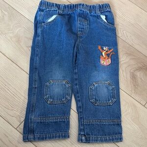 Disney Blue Kids Jeans with Tigger Patch